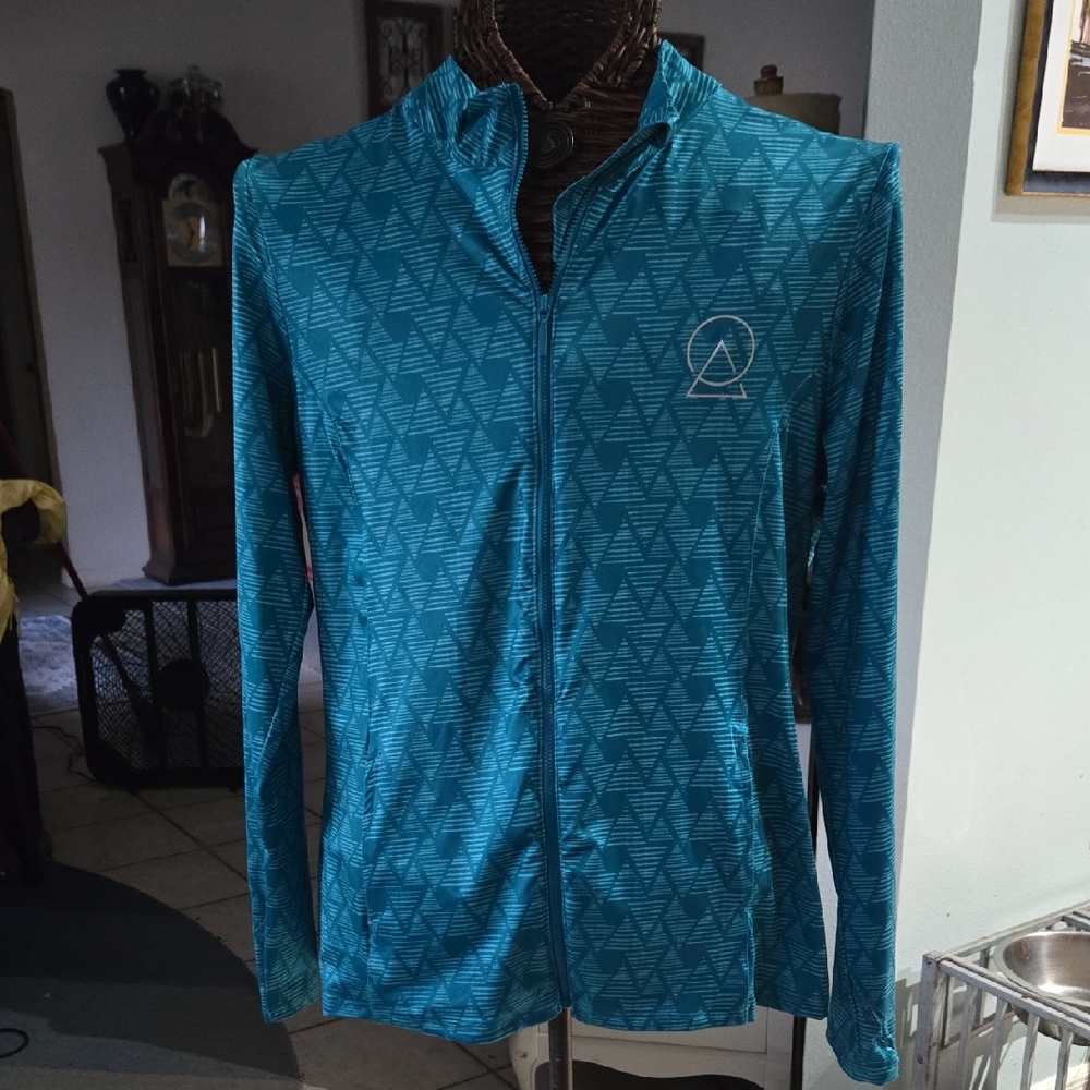 Enlighten Blue Geometric Jacket